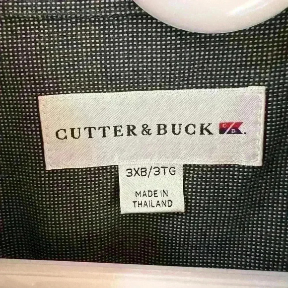CUTTER & BUCK, Twill Short Sleeve Shirt, Size 3XB - Picture 3 of 10